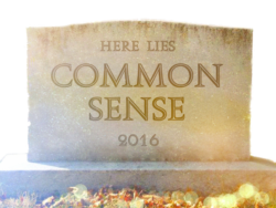 death of common sense